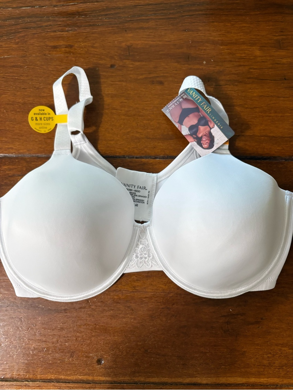 Vanity Fair White Smooth Molded Full-Coverage Bra
